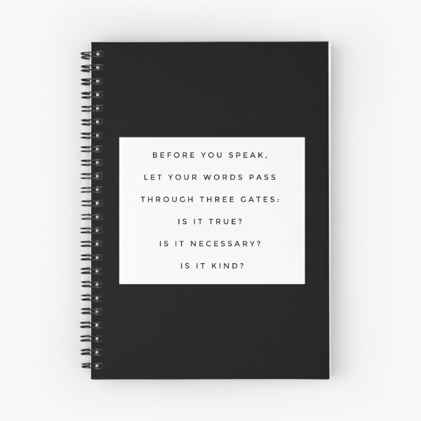 Item preview, Before you speak, let your words pass through three gatess... designed and sold by EvolutionWisdom.
