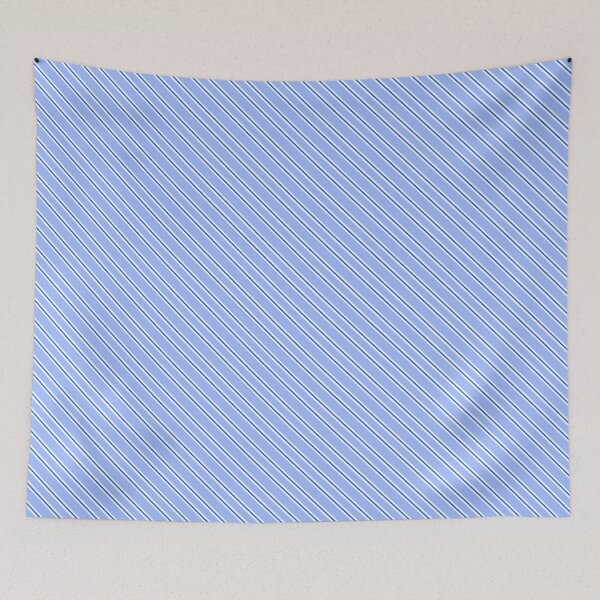 Item preview, Diagonal Light Blue Stripes designed and sold by an-design.