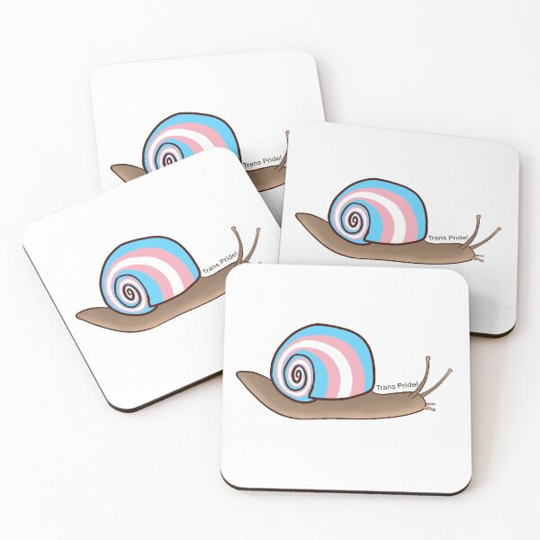 Item preview, Trans Pride Snail designed and sold by nuggetssnails.