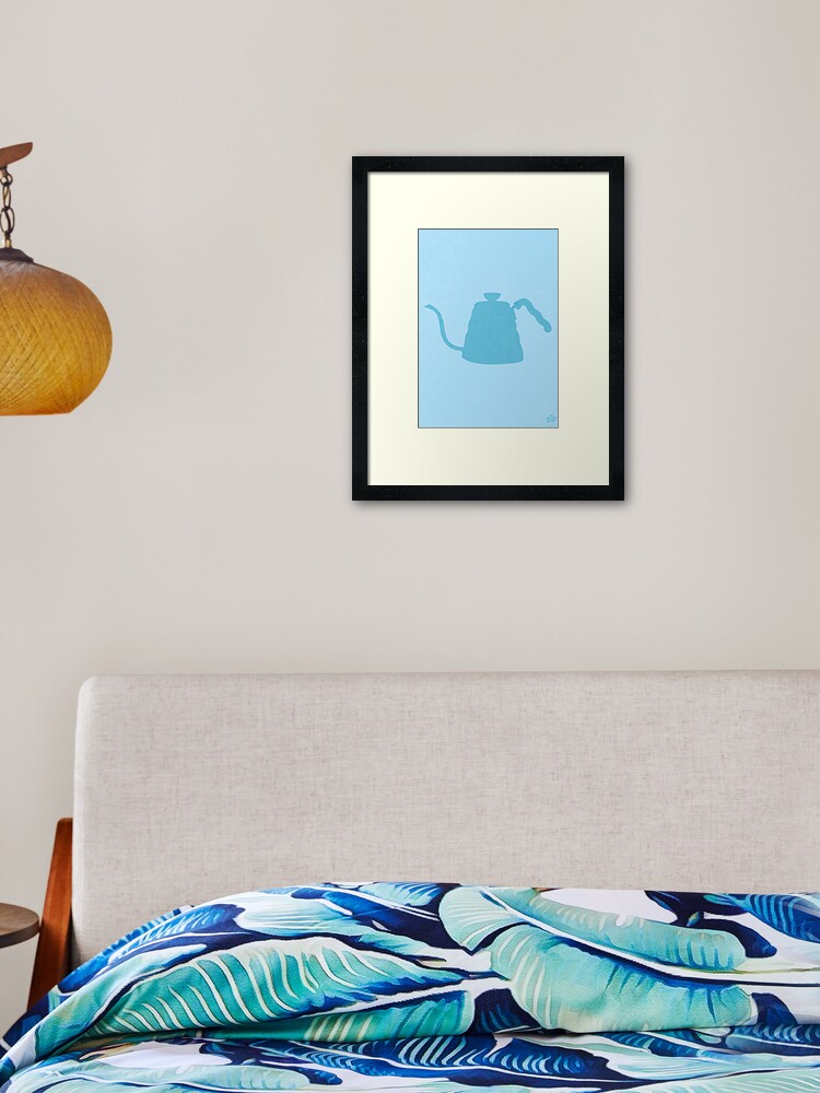 Thumbnail 2 of 7, Framed Art Print, The Brew Series: HARIO KETTLE designed and sold by oskardahlbom.