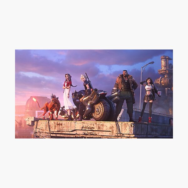 Final Fantasy 7 Remake - Poster Art Photographic Print