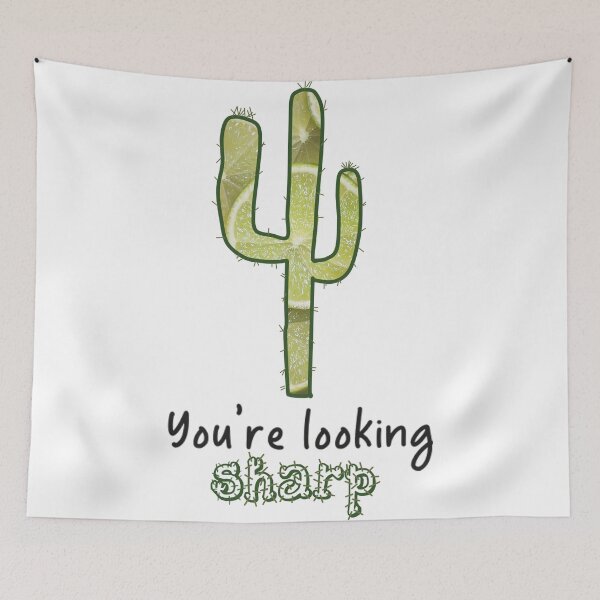 Item preview, Your're looking sharp- Lime Cactus-Citrus designed and sold by VtheArtist.