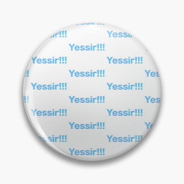 Item preview, Yessir funny phrase sticker designed and sold by Llilyvega.