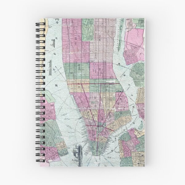 Item preview, New York City NYC Humphrey 19th Century Map  designed and sold by rohanos.