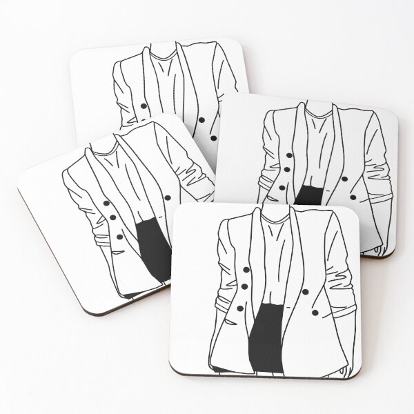 Item preview, Minimalist Woman in a Blazer designed and sold by veneniferous.