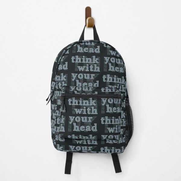 Item preview, think with youe head (text) designed and sold by tuzlay.