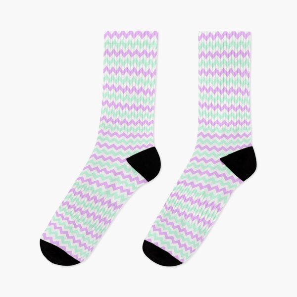 Item preview, Pastel Purple and Green Chevron Pattern designed and sold by an-design.