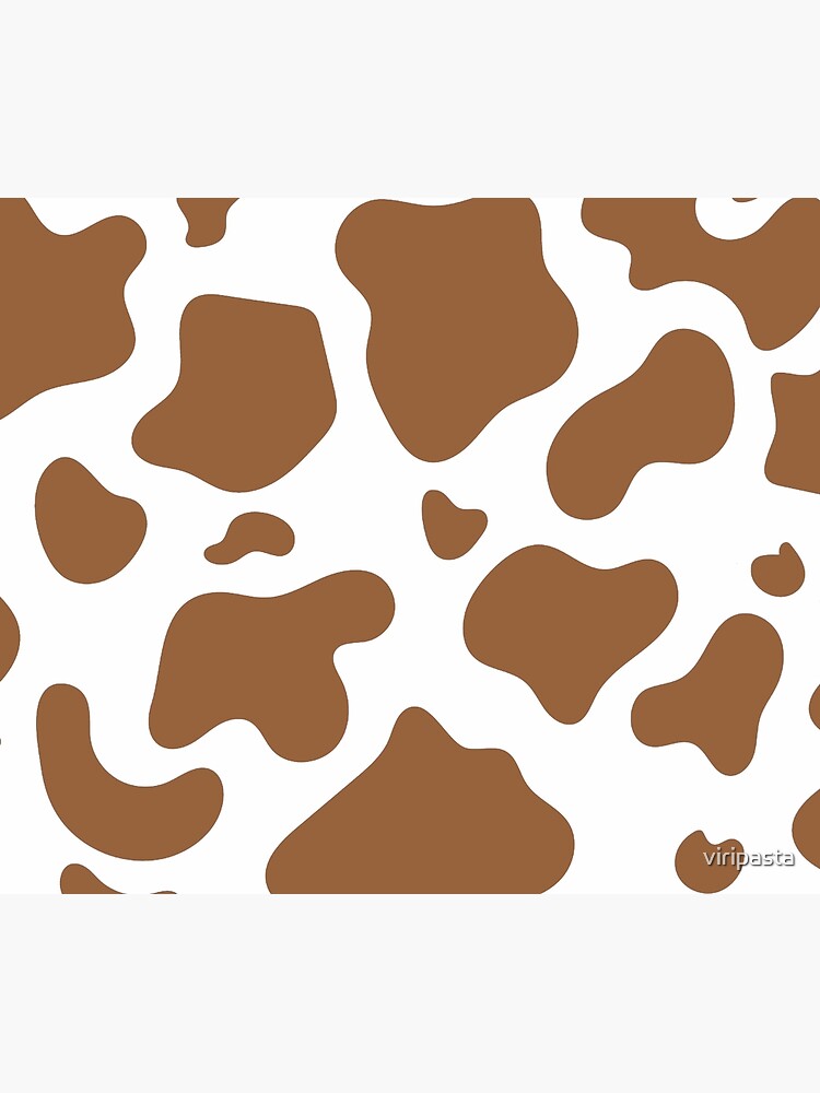 Cute brown cow print Poster for Sale by viripasta