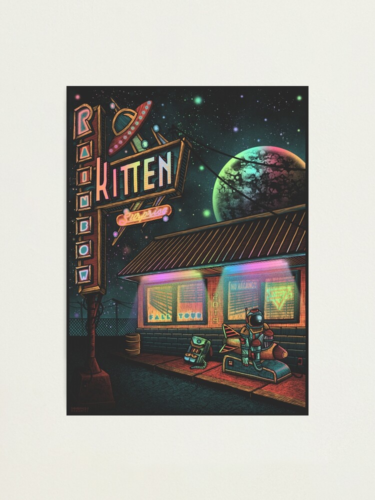 "Good Music Rainbow Kitten Surprise Band" Photographic Print by