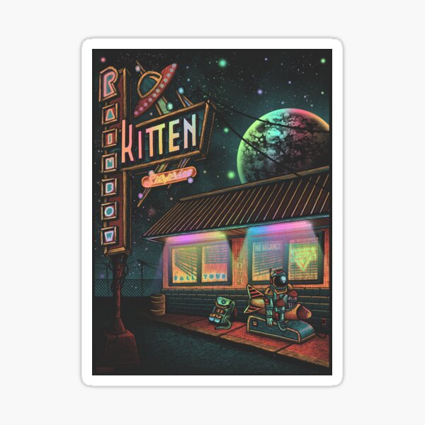 Good Music Rainbow Kitten Surprise Band Sticker