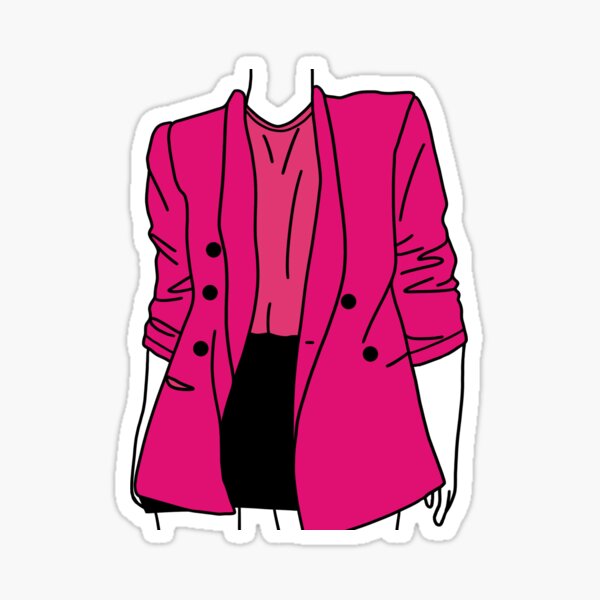 Minimalist Woman in a Blazer Art Print