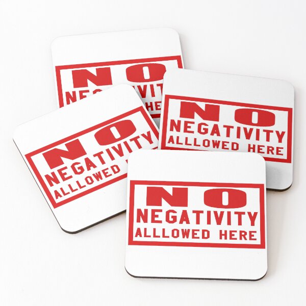 Item preview, No negativity allowed here designed and sold by Thunderceptor.