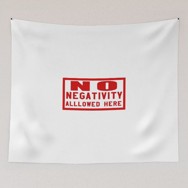 Item preview, No negativity allowed here designed and sold by Thunderceptor.