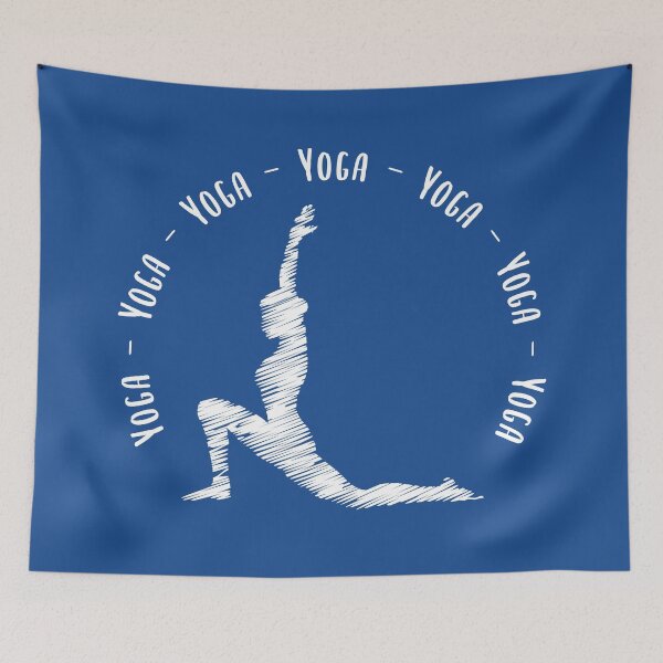 Aperçu de l'œuvre Yoga Yoga Yoga créée et vendue par BlueZenStudio.