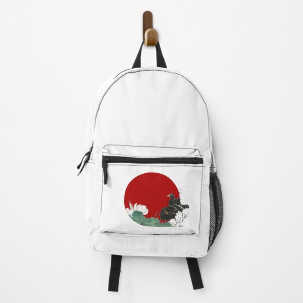 Item preview, Japanese Flag - Moorhens and Lotus designed and sold by weavernap.