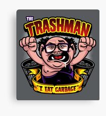 The Trashman Canvas Print