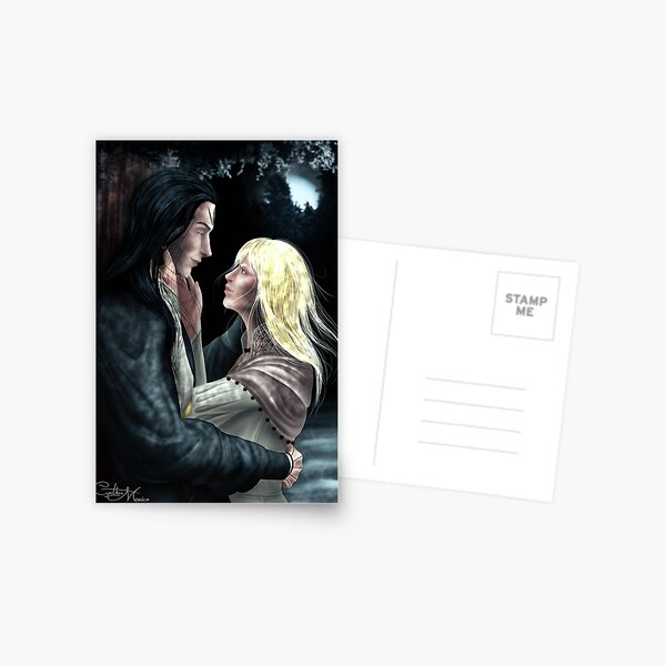 Wicked Saints - Malachiasz and Nadya Postcard