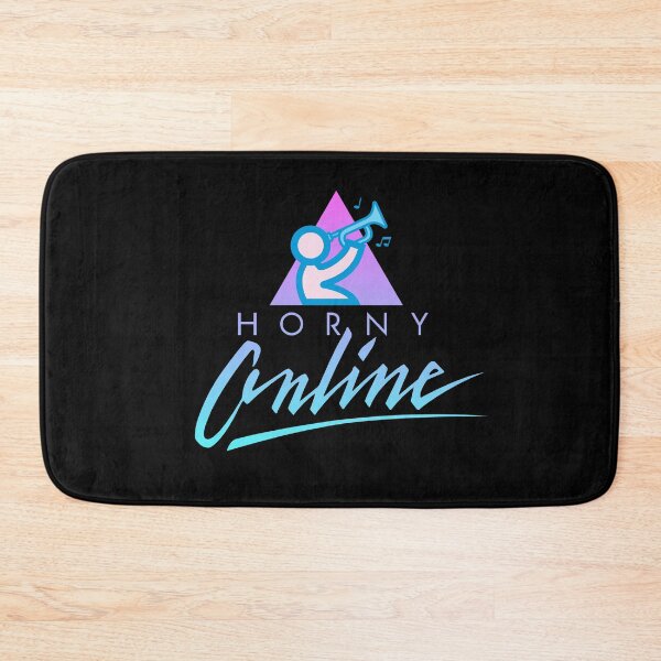 Item preview, Self Deprecating Parody Logo - Horny Online - Vaporwave Colors designed and sold by ctkrstudio.
