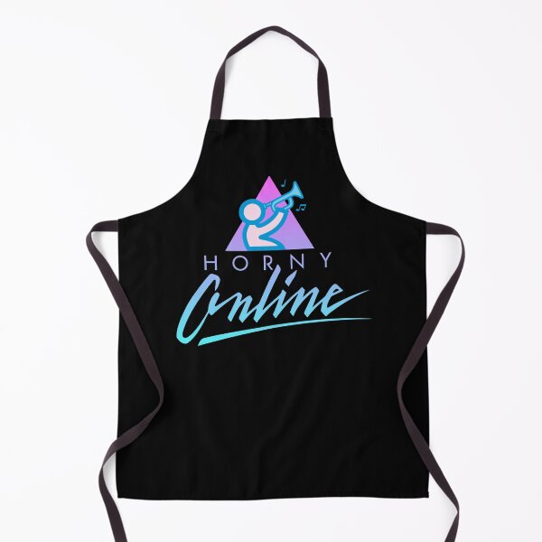 Item preview, Self Deprecating Parody Logo - Horny Online - Vaporwave Colors designed and sold by ctkrstudio.