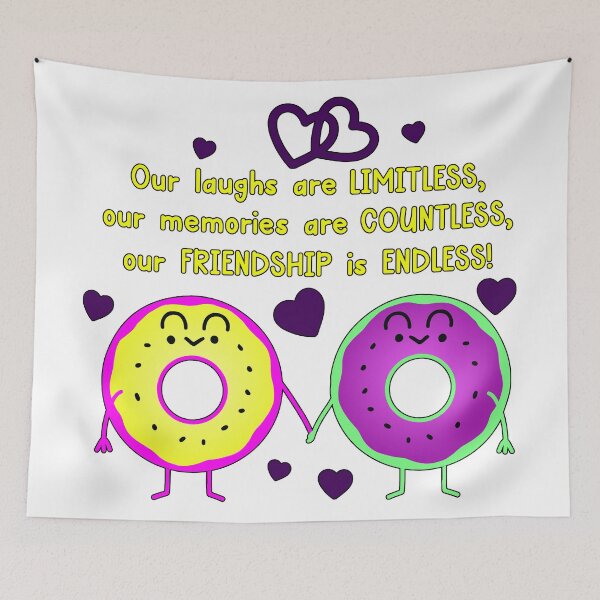 Item preview, Friendship Memories Laughs and Donuts designed and sold by BatholomewMat.