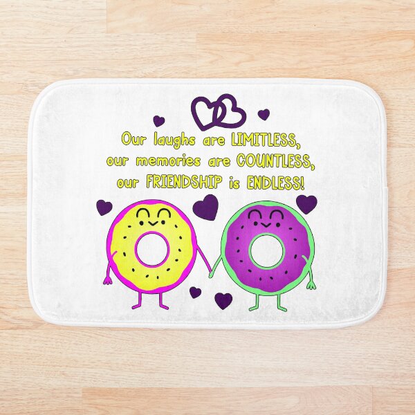 Item preview, Friendship Memories Laughs and Donuts designed and sold by BatholomewMat.