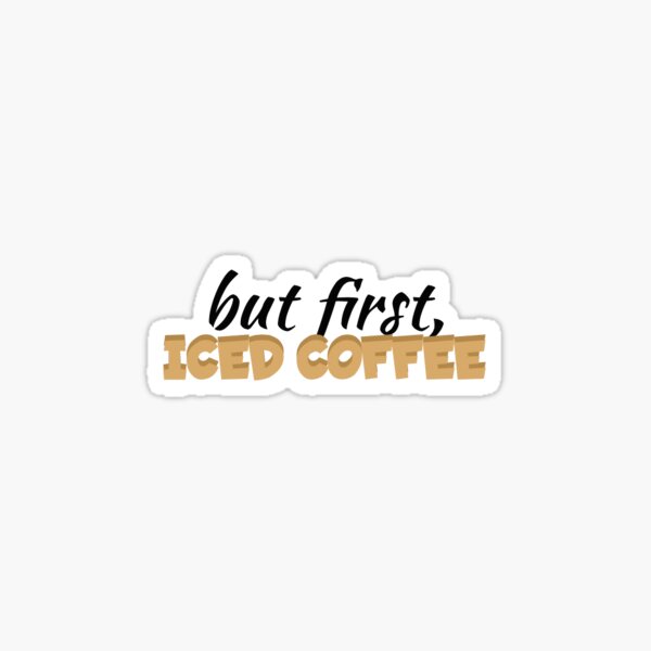 Item preview, but first, iced coffee designed and sold by faragm.