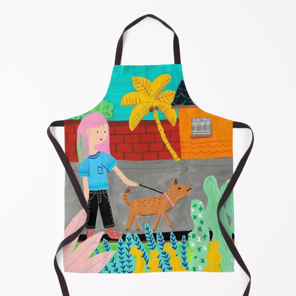 Item preview, Walking the dog designed and sold by printmesomecolo.