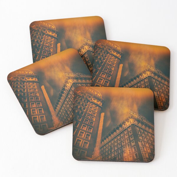 Item preview, Buildings on fire designed and sold by kimopix.