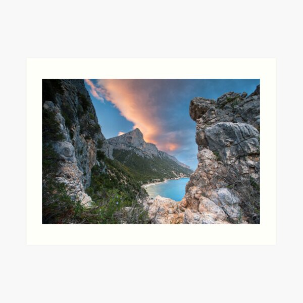 Sunset in Pedra Longa Art Print
