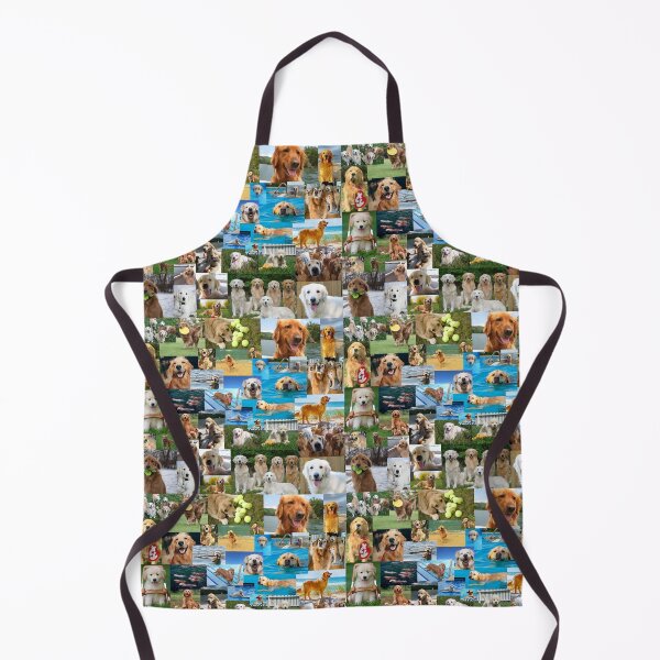 Item preview, Golden retriever collage designed and sold by Yviemakes.