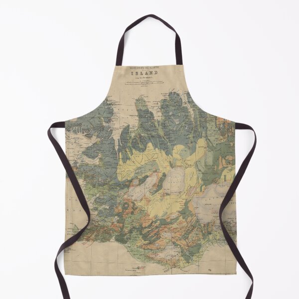 Item preview, Vintage Geological Map of Iceland (1906) designed and sold by BravuraMedia.