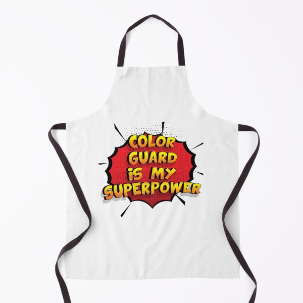 Color Guard es mi superpoder dise�o divertido Color Guard regalo Delantal