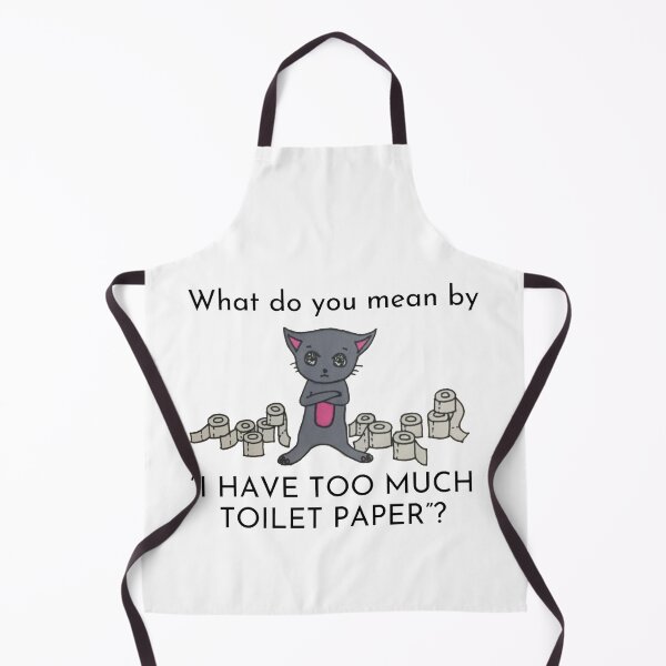 Item preview, Cute cat hogging toilet paper designed and sold by introvertcafe.