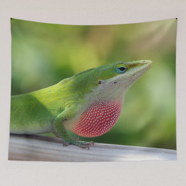 Item preview, Green Anole Displaying Dewlap designed and sold by StampCity.