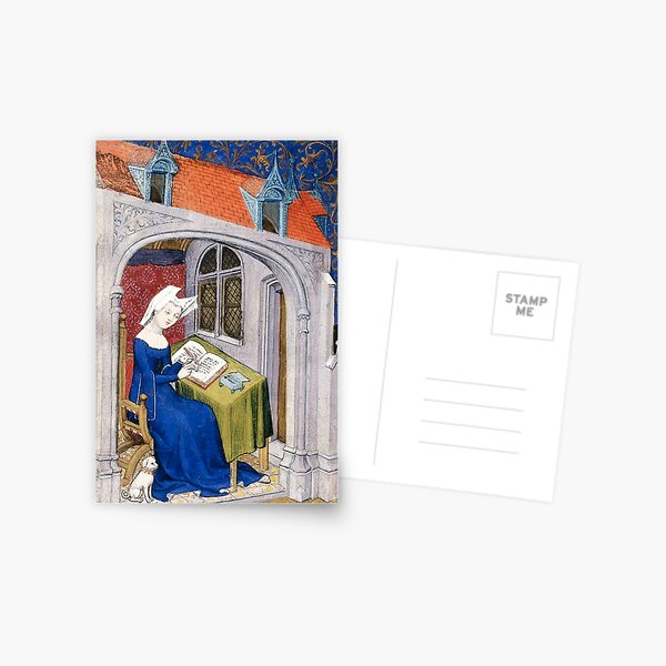 Item preview, Christine de Pizan designed and sold by brushandframes.