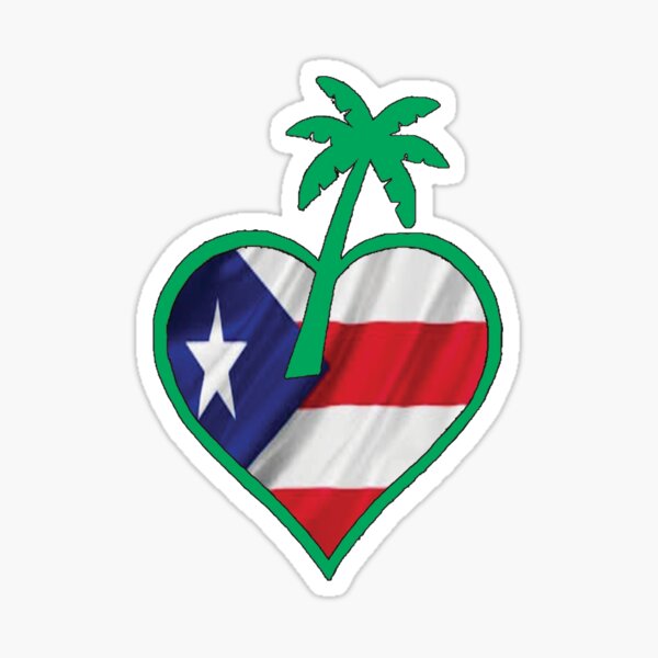 TropicalLove Puerto Rico Sticker