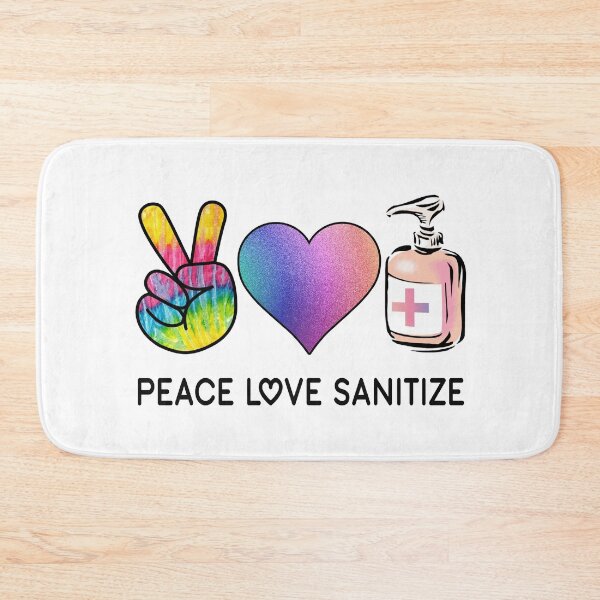 Item preview, Peace Love Sanitize Design designed and sold by ForStrong.