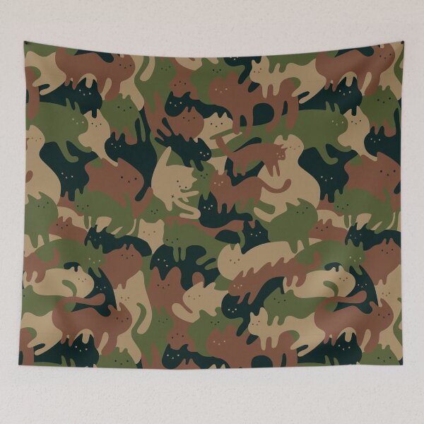 Item preview, CATmouflage - Jungle Army Pattern designed and sold by vomaria.