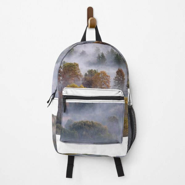 Item preview, Trees in the morning mist designed and sold by pietrofoto.
