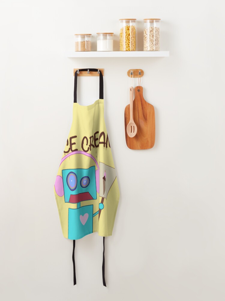 Thumbnail 4 of 6, Apron, Ice Cream For All designed and sold by that5280lady.