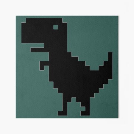 Dinosaur game offline | Art Board Print