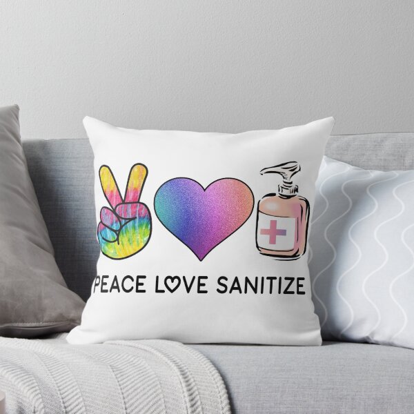 Item preview, Peace Love Sanitize Design designed and sold by ForStrong.