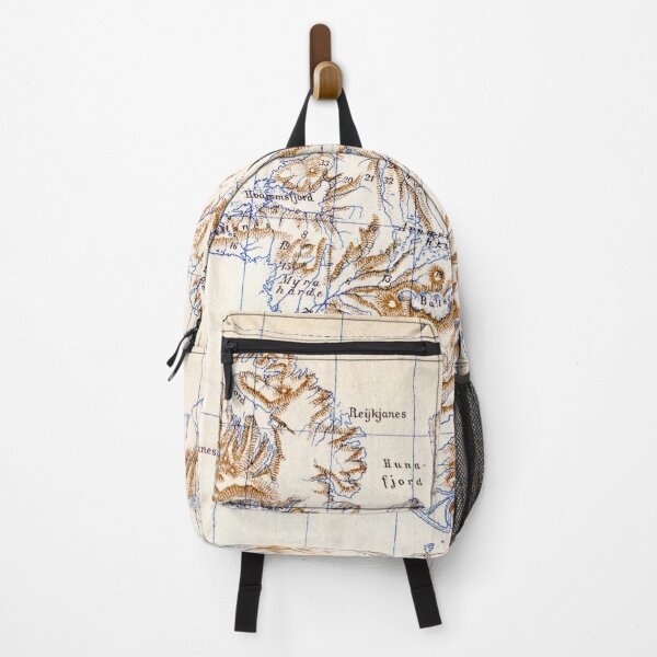 Item preview, Vintage Iceland Topography Map (1896) designed and sold by BravuraMedia.
