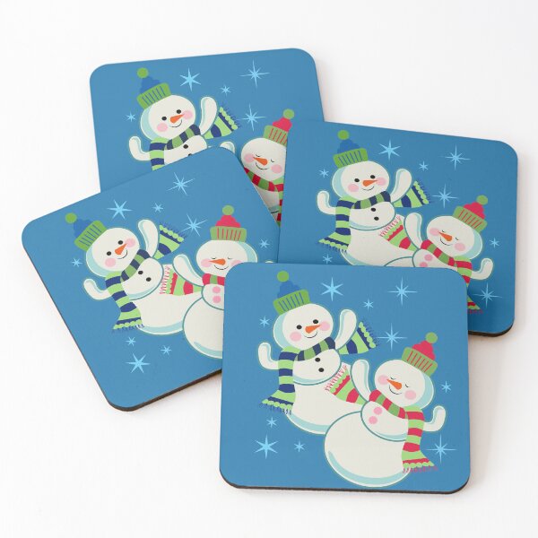Item preview, dancing retro snowman designed and sold by Wonderful world of whimsical Art of yesteryear and today .