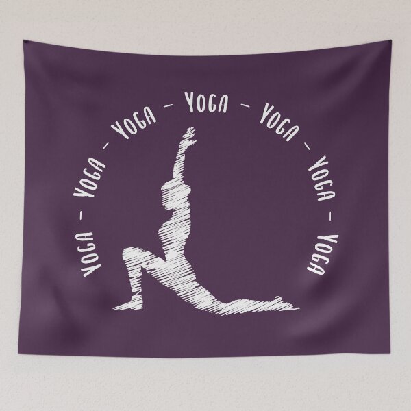 Aperçu de l'œuvre Yoga Yoga Yoga créée et vendue par BlueZenStudio.