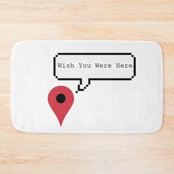 Item preview, "wish you were here" Quote designed and sold by fudgecream.