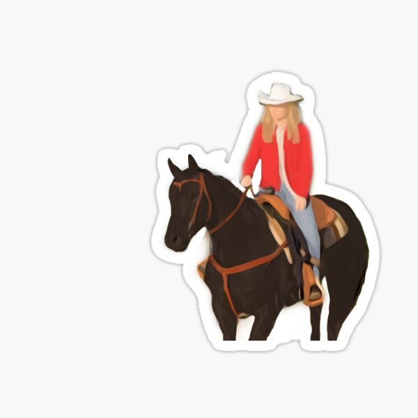 Amy et Spartan de Heartland Sticker