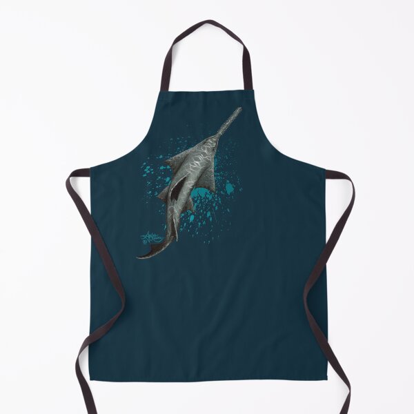 Item preview, "Sawfish" by Amber Marine ~ Acrylic painting, art © 2015 designed and sold by Amber Marine ~ Wildlife Artist ~ © 2004-2021.
