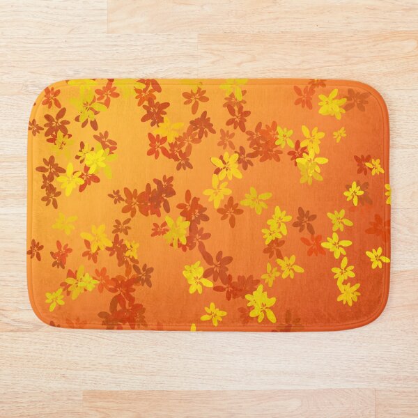 Item preview, yellow flower pattern art designed and sold by tapas mondalart.