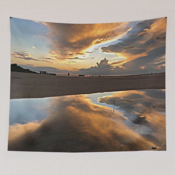 Item preview, Reflection Beach / Florida / Sun Set / Sky Line / Clouds / Beach Bum designed and sold by artenvironments.